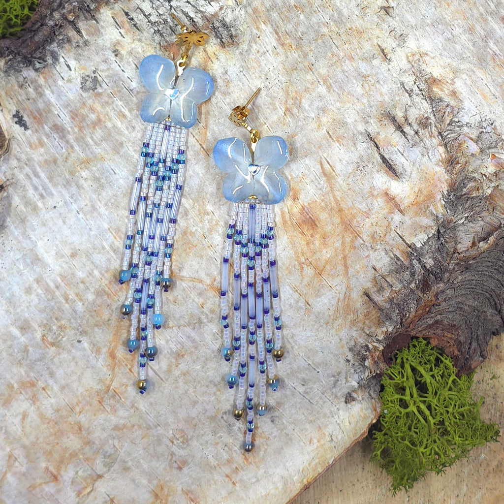 Blue Sky Butterfly Earrings
