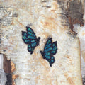 Green Butterfly Earrings Miyuki Delica