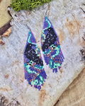 Raven Aurora Beaded Earrings