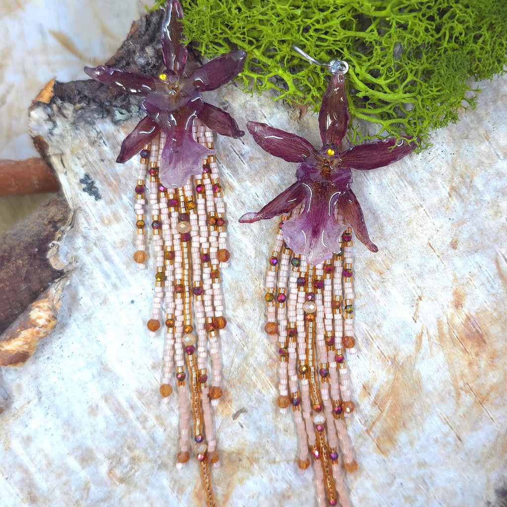 Boreal Orchid Earrings