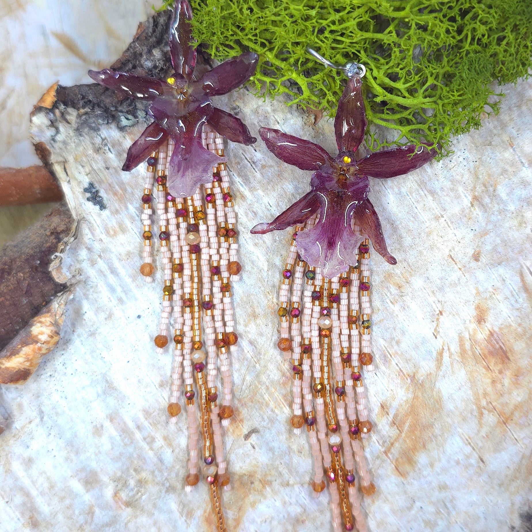 Boreal Orchid Earrings